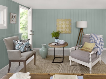 Benjamin Moore Color Trends 2013 Coastal blue home office 2